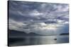 USA, Washington State, Seabeck. Storm clouds over Hood Canal.-Jaynes Gallery-Stretched Canvas