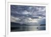USA, Washington State, Seabeck. Storm clouds over Hood Canal.-Jaynes Gallery-Framed Photographic Print