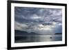 USA, Washington State, Seabeck. Storm clouds over Hood Canal.-Jaynes Gallery-Framed Photographic Print