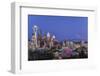 USA, Washington State, Seattle, Downtown and Mt. Rainier at Twilight-Rob Tilley-Framed Photographic Print