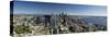 USA, Washington State, Seattle from the Space Needle on a clear day.-Brent Bergherm-Stretched Canvas