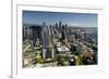 USA, Washington State, Seattle from the Space Needle on a clear day.-Brent Bergherm-Framed Photographic Print