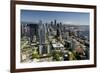 USA, Washington State, Seattle from the Space Needle on a clear day.-Brent Bergherm-Framed Photographic Print