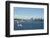 Usa, Washington State, Seattle. Lake Union and Downtown view from Gas Works Park-Michele Molinari-Framed Photographic Print