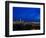 USA, Washington State, Seattle, Night View of Seattle Skyline-Terry Eggers-Framed Photographic Print