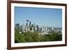 Usa, Washington State, Seattle. Queen Anne, Downtown view from Kerry Park, Mount Saint Helens in th-Michele Molinari-Framed Photographic Print