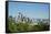 Usa, Washington State, Seattle. Queen Anne, Downtown view from Kerry Park, Mount Saint Helens in th-Michele Molinari-Framed Stretched Canvas