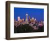 USA, Washington State, Seattle, Seattle Skyline at Dusk-Terry Eggers-Framed Photographic Print