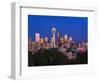 USA, Washington State, Seattle, Seattle Skyline at Dusk-Terry Eggers-Framed Photographic Print