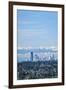 USA, Washington State. Seattle skyline and Olympic mountains-Merrill Images-Framed Photographic Print