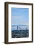USA, Washington State. Seattle skyline and Olympic mountains-Merrill Images-Framed Photographic Print