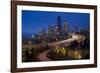 USA, Washington State, Seattle skyline-Charles Gurche-Framed Photographic Print