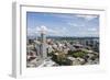 USA, Washington State, Seattle. Smith Tower and downtown.-Merrill Images-Framed Photographic Print