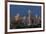 USA, Washington State, Seattle. Space Needle and city skyline at dusk.-Jaynes Gallery-Framed Photographic Print