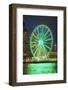 USA, Washington State, Seattle. The Seattle Great Wheel on the waterfront.-Merrill Images-Framed Photographic Print