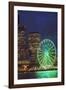 USA, Washington State, Seattle. The Seattle Great Wheel on the waterfront.-Merrill Images-Framed Photographic Print