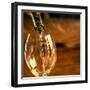 USA, Washington State, Seattle. White wine pouring into glass in a Seattle winery.-Richard Duval-Framed Premium Photographic Print