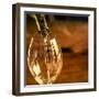 USA, Washington State, Seattle. White wine pouring into glass in a Seattle winery.-Richard Duval-Framed Photographic Print