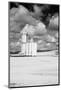 USA, Washington State, Silo with large clouds-Terry Eggers-Mounted Photographic Print