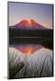 USA, Washington State, Sunset on Mt. Adams reflecting in Lake Takhlakh-Terry Eggers-Mounted Photographic Print