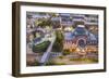 USA, Washington State, Tacoma. Union Station and Washington State History Museum.-Merrill Images-Framed Photographic Print