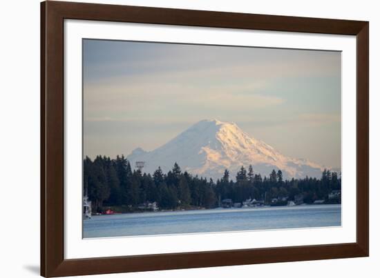 USA, Washington State, View of Mount Rainier.-Trish Drury-Framed Photographic Print