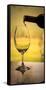 USA, Washington State, Walla Walla. Red wine backlit by the mid-day sun-Richard Duval-Framed Stretched Canvas