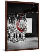 USA, Washington State, Walla Walla. Vintage Merlot Pour at Celebrate Walla Walla.-Richard Duval-Framed Photographic Print