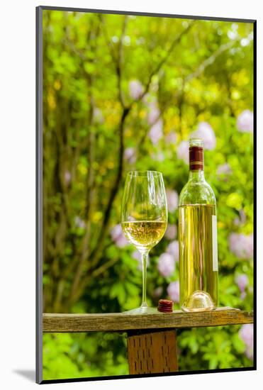 Usa, Washington State, Woodinville. White wine for an outdoor tasting at JM Cellars.-Richard Duval-Mounted Photographic Print