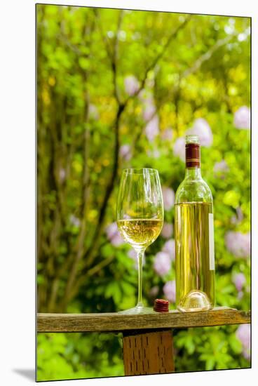 Usa, Washington State, Woodinville. White wine for an outdoor tasting at JM Cellars.-Richard Duval-Mounted Premium Photographic Print