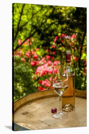 Usa, Washington State, Woodinville. Wine for an outdoor tasting-Richard Duval-Stretched Canvas