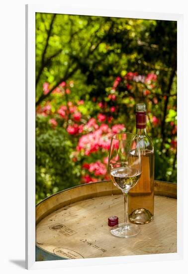 Usa, Washington State, Woodinville. Wine for an outdoor tasting-Richard Duval-Framed Photographic Print