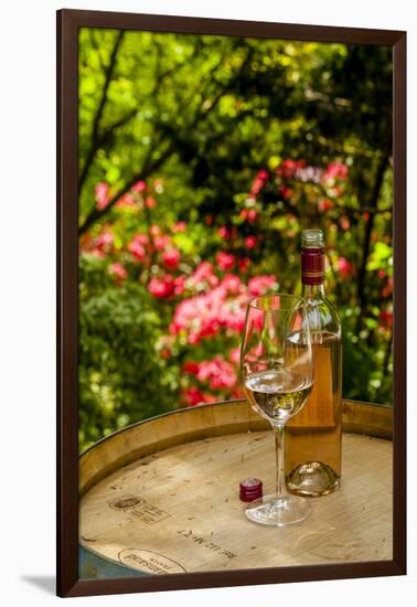 Usa, Washington State, Woodinville. Wine for an outdoor tasting-Richard Duval-Framed Photographic Print