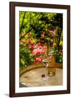 Usa, Washington State, Woodinville. Wine for an outdoor tasting-Richard Duval-Framed Photographic Print