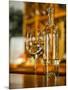 USA, Washington State, Yacolt. Wine and glass reflection.-Richard Duval-Mounted Photographic Print