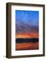 USA, Washington. Sunset landscape of Hood Canal and Olympic Mountains.-Jaynes Gallery-Framed Photographic Print