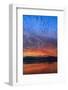 USA, Washington. Sunset landscape of Hood Canal and Olympic Mountains.-Jaynes Gallery-Framed Photographic Print