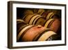 USA, Washington, Walla Walla. Barrel room in Walla Walla winery.-Richard Duval-Framed Photographic Print