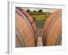 USA, Washington, Walla Walla. Barrels in Walla Walla wine country.-Richard Duval-Framed Photographic Print