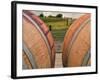 USA, Washington, Walla Walla. Barrels in Walla Walla wine country.-Richard Duval-Framed Photographic Print