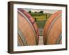 USA, Washington, Walla Walla. Barrels in Walla Walla wine country.-Richard Duval-Framed Photographic Print