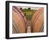 USA, Washington, Walla Walla. Barrels in Walla Walla wine country.-Richard Duval-Framed Photographic Print