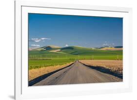 USA, Washington, Walla Walla. Road to Blue Mountains in Wine Country-Richard Duval-Framed Photographic Print