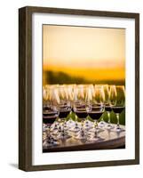 USA, Washington, Walla Walla. Tasting at Winery in Wine Country-Richard Duval-Framed Photographic Print
