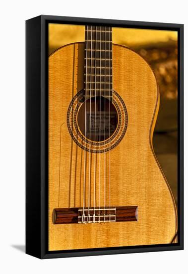 USA, Washington, Woodinville. Spanish Guitar-Richard Duval-Framed Stretched Canvas