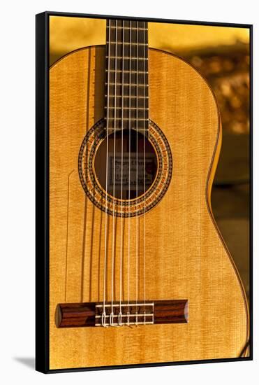 USA, Washington, Woodinville. Spanish Guitar-Richard Duval-Framed Stretched Canvas