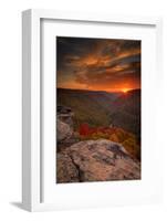 USA, West Virginia, Blackwater Falls State Park. Sunset on mountain landscape.-Jaynes Gallery-Framed Photographic Print