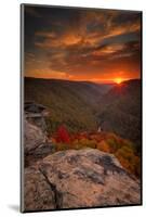 USA, West Virginia, Blackwater Falls State Park. Sunset on mountain landscape.-Jaynes Gallery-Mounted Photographic Print