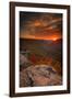 USA, West Virginia, Blackwater Falls State Park. Sunset on mountain landscape.-Jaynes Gallery-Framed Photographic Print