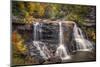 USA, West Virginia, Blackwater Falls State Park. Waterfall and forest scenic.-Jaynes Gallery-Mounted Photographic Print